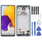 Pour Samsung Galaxy A72 4G SM-A725 6,43 pouces Écran LCD d'origine Numériseur Assemblage complet avec cadre (Bleu)